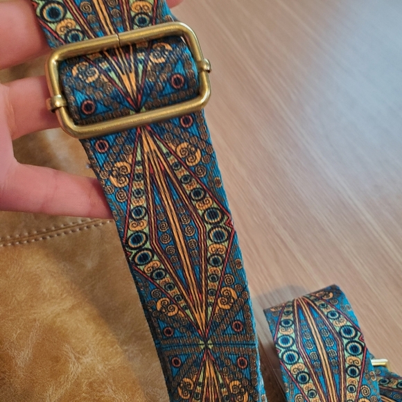 Tan shoulder bag Boho‎ hippie cottagecore - Picture 4 of 7